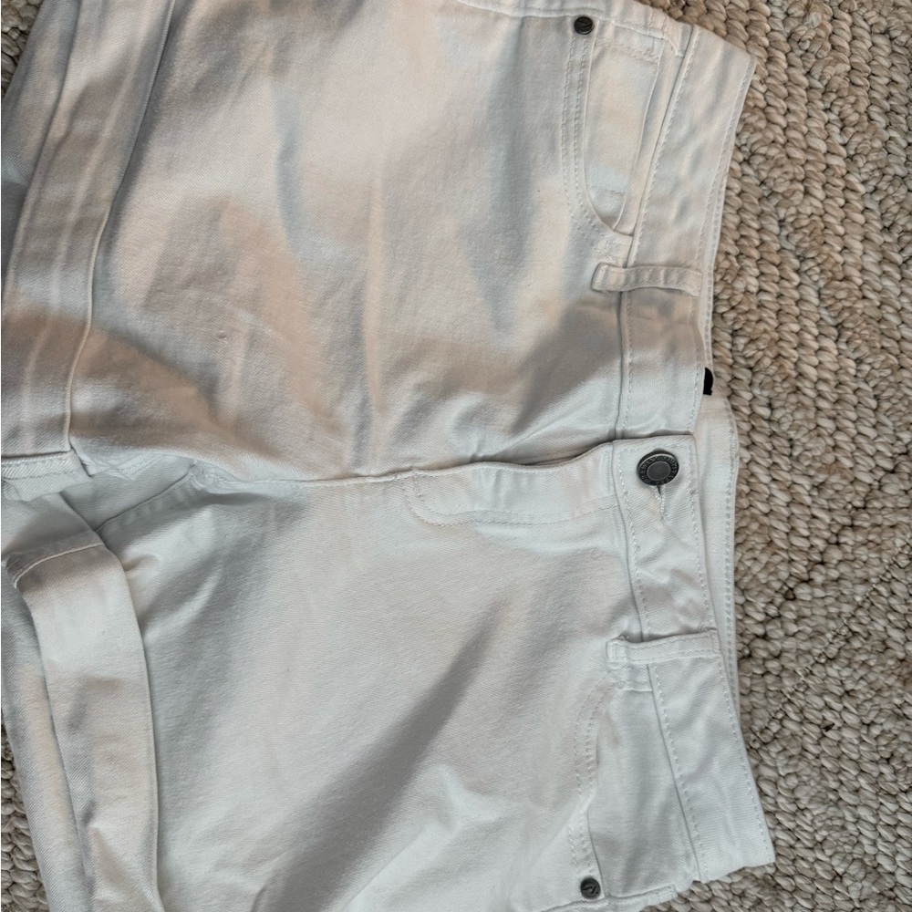 Ver Wang White Denim Shorts